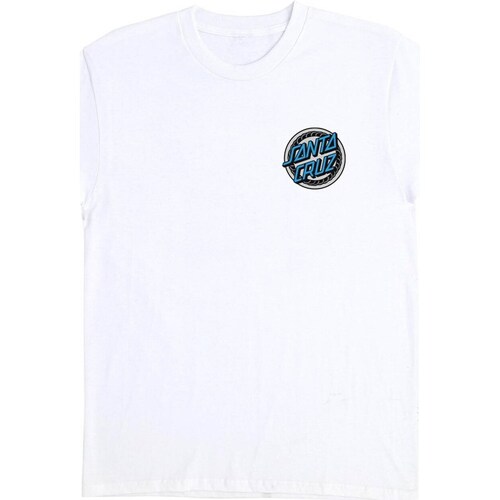 Vêtements Homme T-shirts manches courtes Santa Cruz SCA-TEE-10839 Blanc