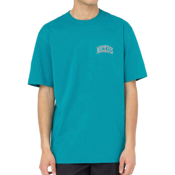 Vêtements Homme College T-shirt Printed Long Sleeved Dickies DK0A4Y8OE641 Bleu