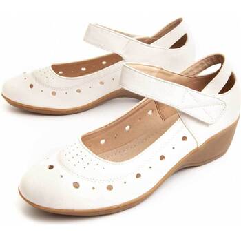 Chaussures Femme Mocassins Leindia 87307 Blanc