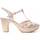 Chaussures Femme Sandales et Nu-pieds Leindia 87343 Gris