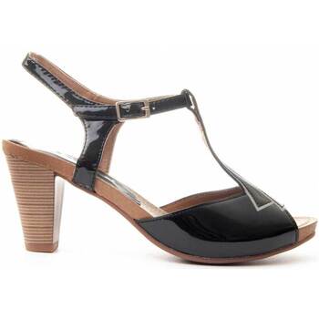 Chaussures Femme Sandales et Nu-pieds Leindia 87350 Noir