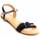 Chaussures Femme Sandales et Nu-pieds Leindia 87369 Noir