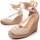 Chaussures Femme Espadrilles Leindia 87731 Beige