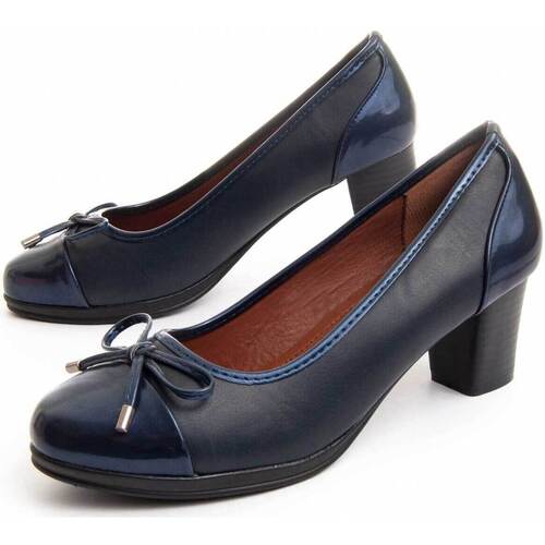 Chaussures Femme Escarpins Leindia 87747 Bleu