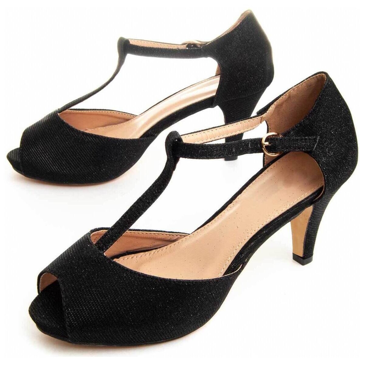 Chaussures Femme Escarpins Leindia 88157 Noir
