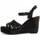 Chaussures Femme Sandales et Nu-pieds Leindia 88158 Noir