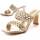 Chaussures Femme Sandales et Nu-pieds Leindia 88164 Doré