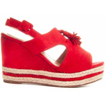 Chaussures Femme Sandales et Nu-pieds Leindia 88168 Rouge