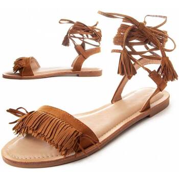 Chaussures Femme Sandales et Nu-pieds Leindia 88179 Marron