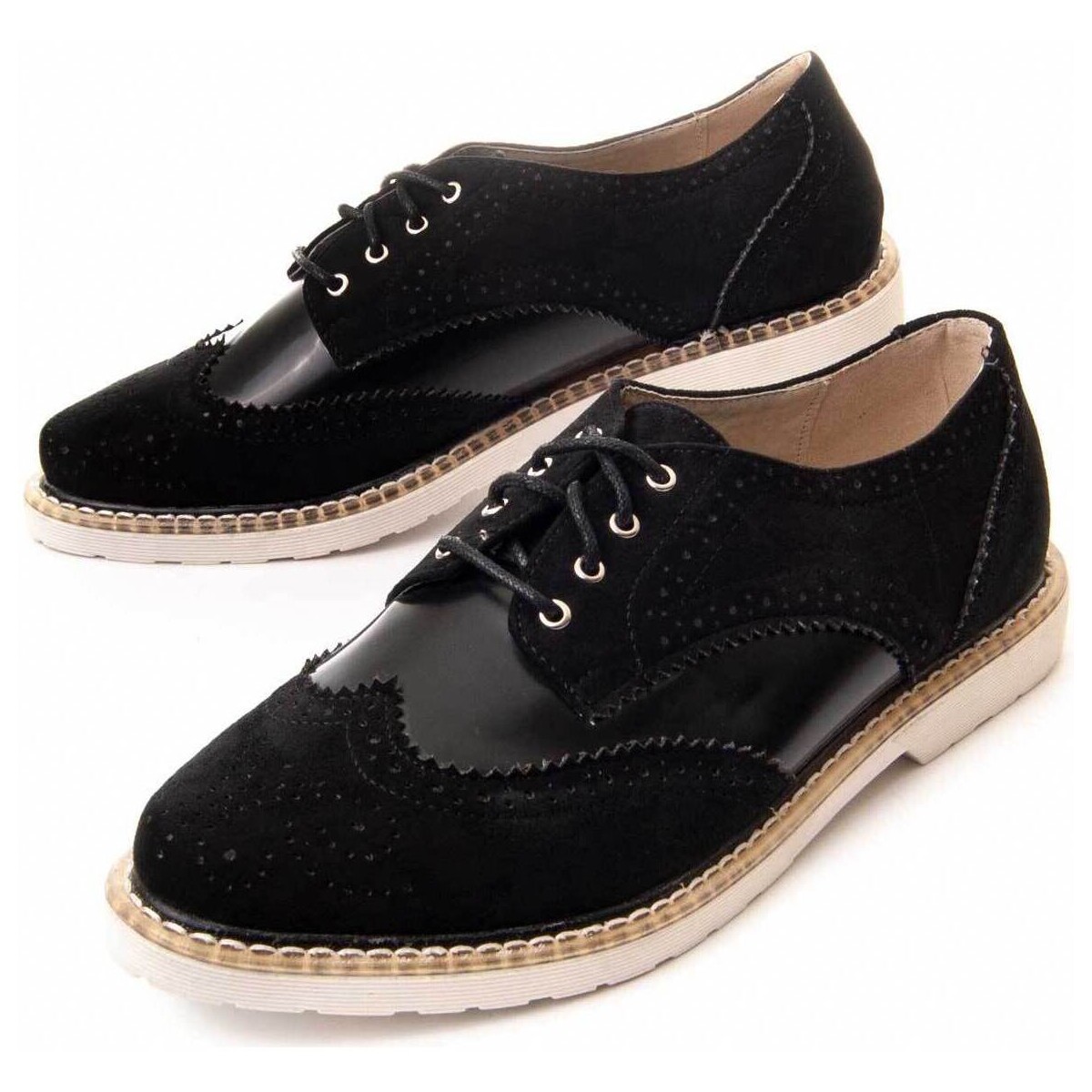 Chaussures Femme Derbies & Richelieu Leindia 88191 Noir