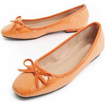 Chaussures Femme Ballerines / babies Leindia 88213 Orange