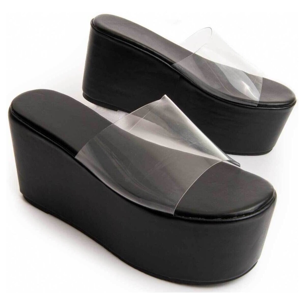 Chaussures Femme Sandales et Nu-pieds Leindia 88228 Noir