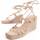 Chaussures Femme Sandales et Nu-pieds Leindia 88236 Beige