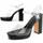 Chaussures Femme Sandales et Nu-pieds Leindia 88557 Noir