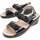 Chaussures Femme Sandales et Nu-pieds Leindia 89043 Noir