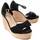 Chaussures Femme Espadrilles Leindia 89048 Noir