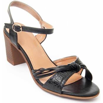Chaussures Femme Sandales et Nu-pieds Leindia 89061 Noir