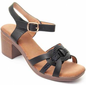 Chaussures Femme Sandales et Nu-pieds Leindia 89064 Noir