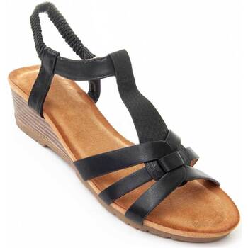 Chaussures Femme Sandales et Nu-pieds Leindia 89071 Noir