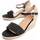Chaussures Femme Espadrilles Leindia 89075 Noir
