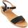 Chaussures Femme Sandales et Nu-pieds Leindia 89080 Noir