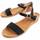 Chaussures Femme Sandales et Nu-pieds Leindia 89080 Noir