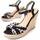 Chaussures Femme Espadrilles Leindia 89081 Noir