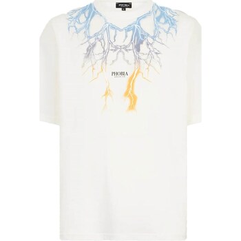 Vêtements Homme T-shirts manches courtes Phobia PH00543 Blanc