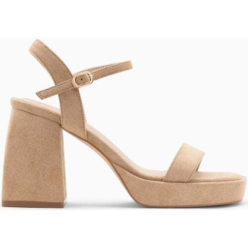 Chaussures Femme Duck And Cover Vanessa Wu Sandales plateformes Martha Beige