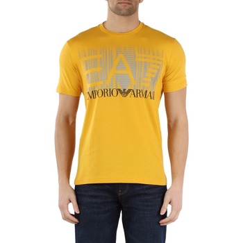 Vêtements Homme T-shirts & Polos Emporio Armani EA7 3DPT44PJ02Z Jaune
