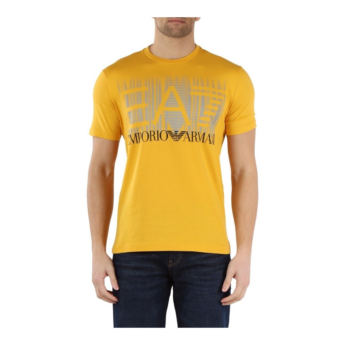 Vêtements Homme T-shirts & Polos Emporio Armani EA7 3DPT44PJ02Z Jaune