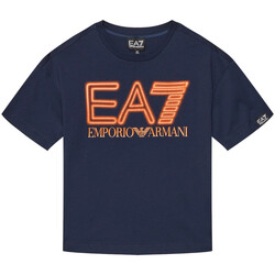 Vêtements Garçon T-shirts manches courtes Emporio Armani EA7 3DBT57-BJ02Z Bleu