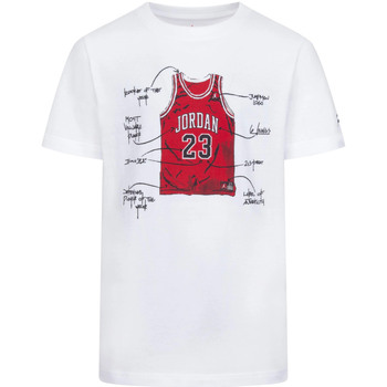 Vêtements Garçon T-shirts navys courtes Nike 95C981 Blanc