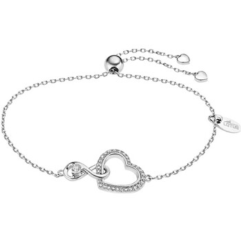 Montres & Bijoux Femme Bracelets Lotus Bracelet  Silver Moments coeur et infiini Blanc