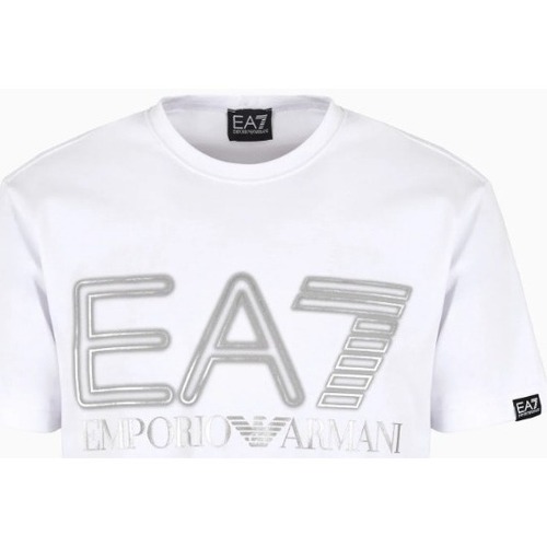 Vêtements Homme T-shirts & Polos Emporio Armani EA7 3DPT37PJMUZ Blanc