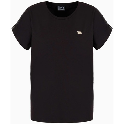 Vêtements Femme T-shirts & Polos Emporio Armani EA7 3DTT41TJVAZ Noir