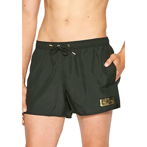 Vêtements Homme Maillots / Shorts de bain Giorgio stonewashed Armani five-pocket straight-leg jeansA7 902061-4R742 Vert