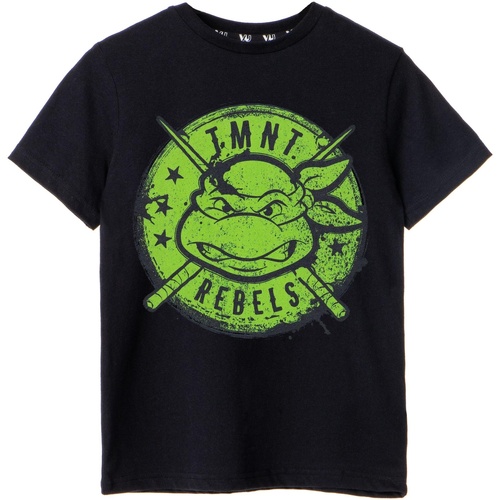 Vêtements Garçon T-shirts manches courtes Teenage Mutant Ninja Turtles Rebels Noir