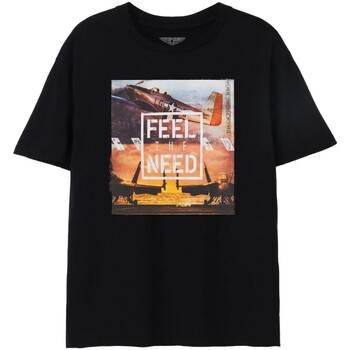 Vêtements Homme T-shirts manches longues Top Gun: Maverick Feel The Need Noir