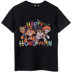 Vêtements Enfant T-shirts manches courtes Paw Patrol Happy Howloween Noir