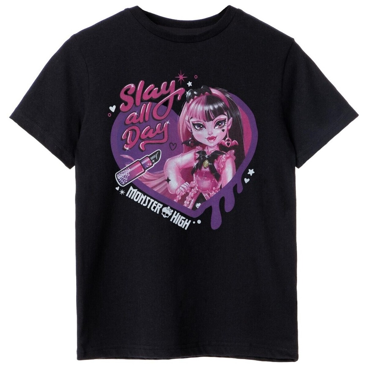 Vêtements Fille T-shirts manches longues Monster High Slay All Day Noir