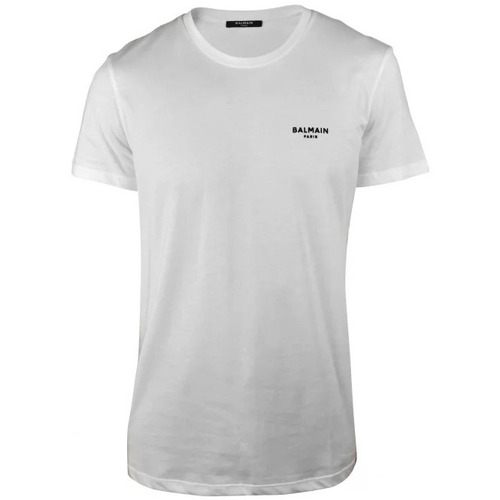 Vêtements Homme Balmain logo-tape slim-fit jeans Balmain T-shirt Blanc