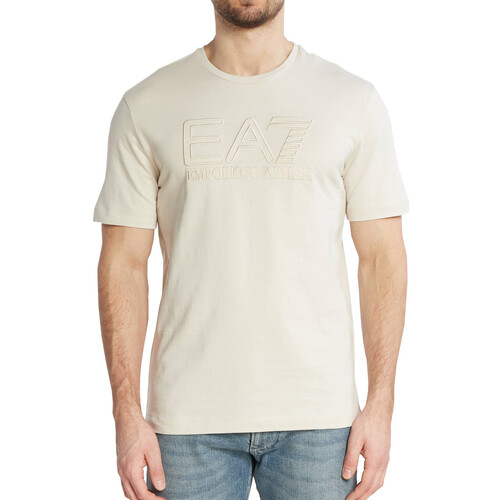 Vêtements Homme T-shirts manches courtes Emporio Armani EA7 3DUT05-PJUTZ Beige