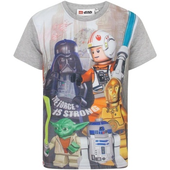 Vêtements Enfant T-shirts Korte manches courtes Lego Star Wars The Force Is Strong Gris