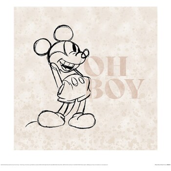 Maison & Déco Affiches / posters Disney 40 cm x 40 cm PM4959 Beige