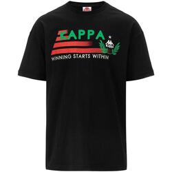 Vêtements T-shirts manches courtes Kappa  Noir