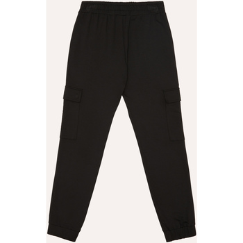 Emporio Armani EA7 Pantalon de jogging  pour fille avec logo et grandes poches Noir