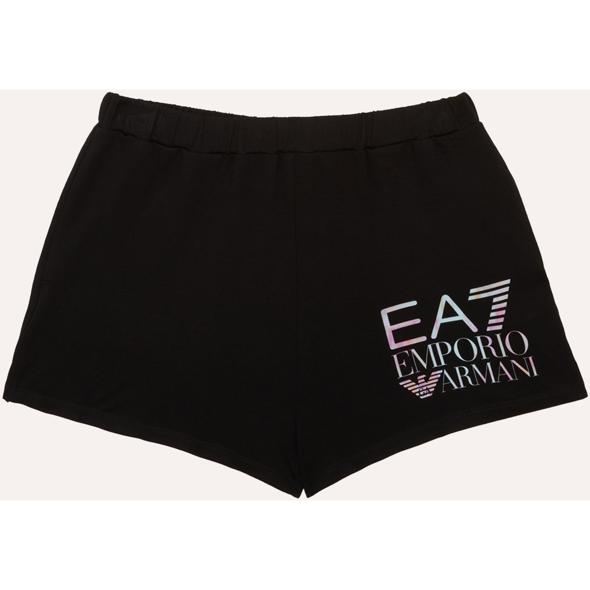 Vêtements Fille Shorts / Bermudas Emporio touch-strap Armani EA7  Noir