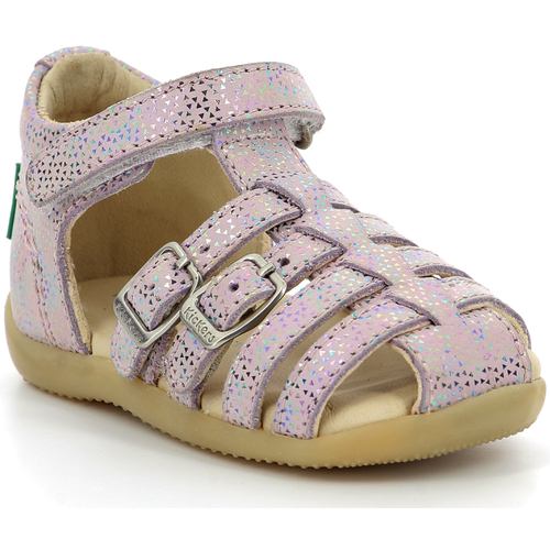 Chaussures Fille Rose is in the air Kickers Bigkro Rose