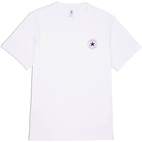 Vêtements T-shirts manches courtes Converse Go-To Mini Patch Blanc